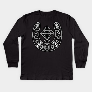 For the luck of money Kids Long Sleeve T-Shirt